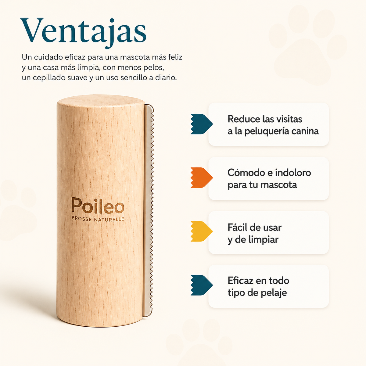 Cepillo Poileo Perro